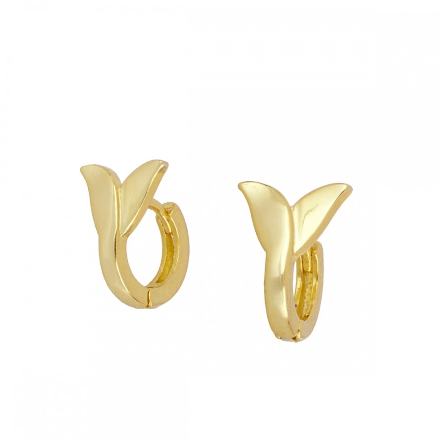 Pendientes Aro Ballena Gold