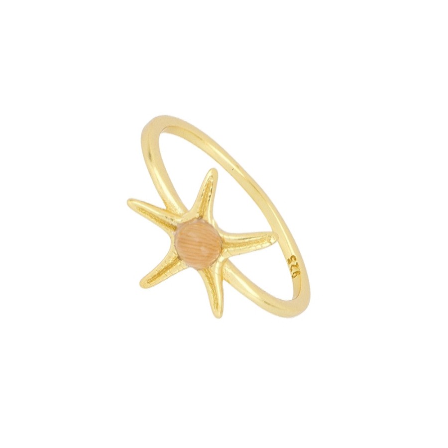 Anillo Estrella Mar Color Gold (Elige tu color)