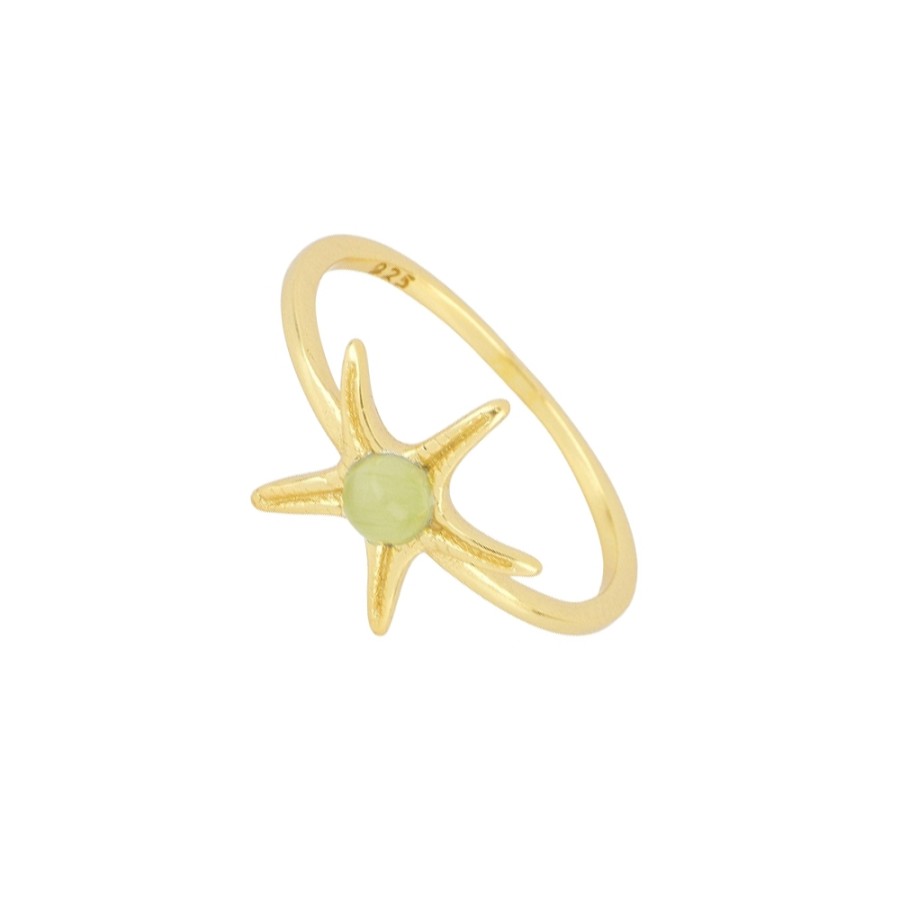 Anillo Estrella Mar Color Gold (Elige...