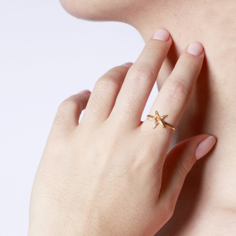 Anillo Estrella Mar Color (Elige tu color)