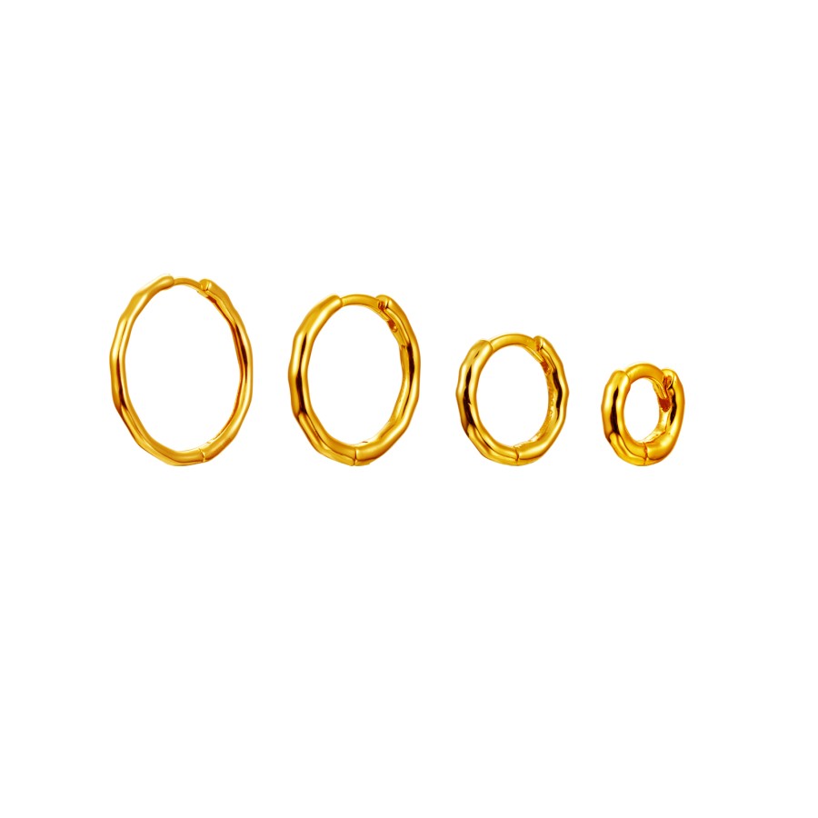 Pendientes Ilian Gold (Elige tu medida)
