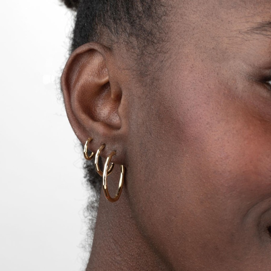 Pendientes Ilian Gold (Elige tu medida)