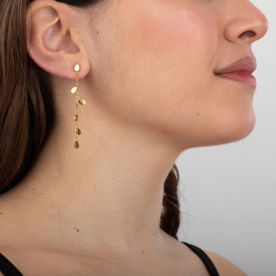 Pendientes Cadena Gotas
