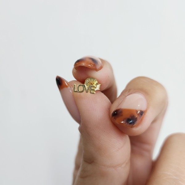 Pendiente Suelto Love Gold