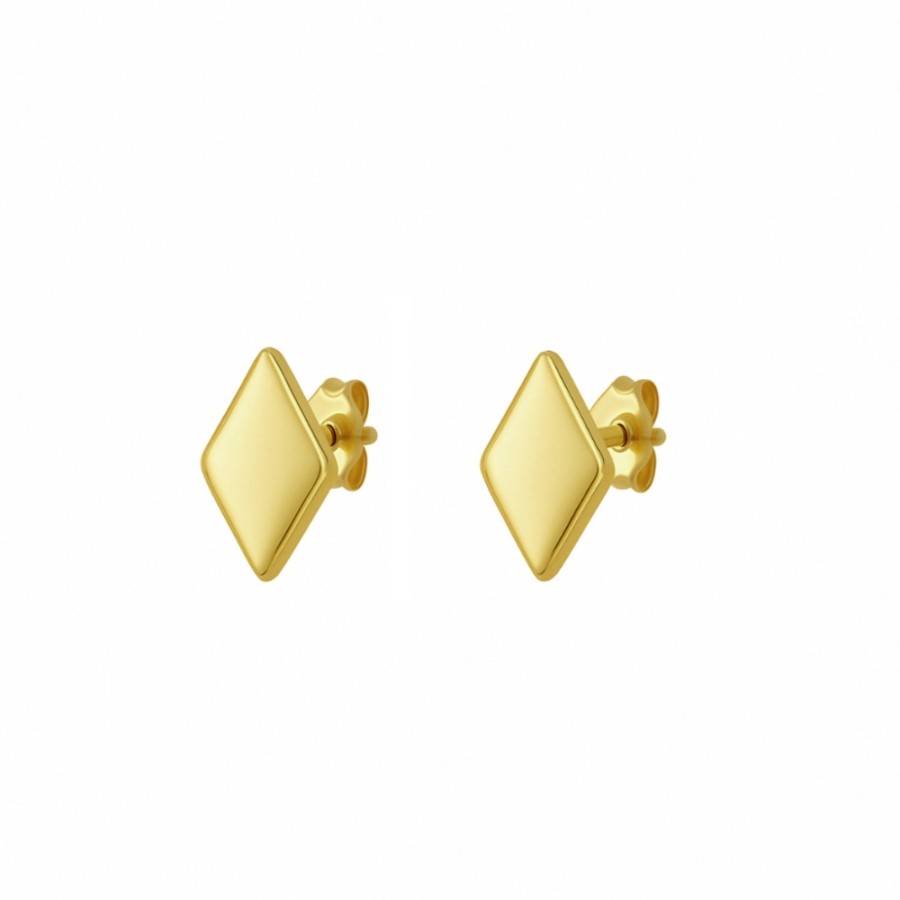 Pendientes Rombo Gold