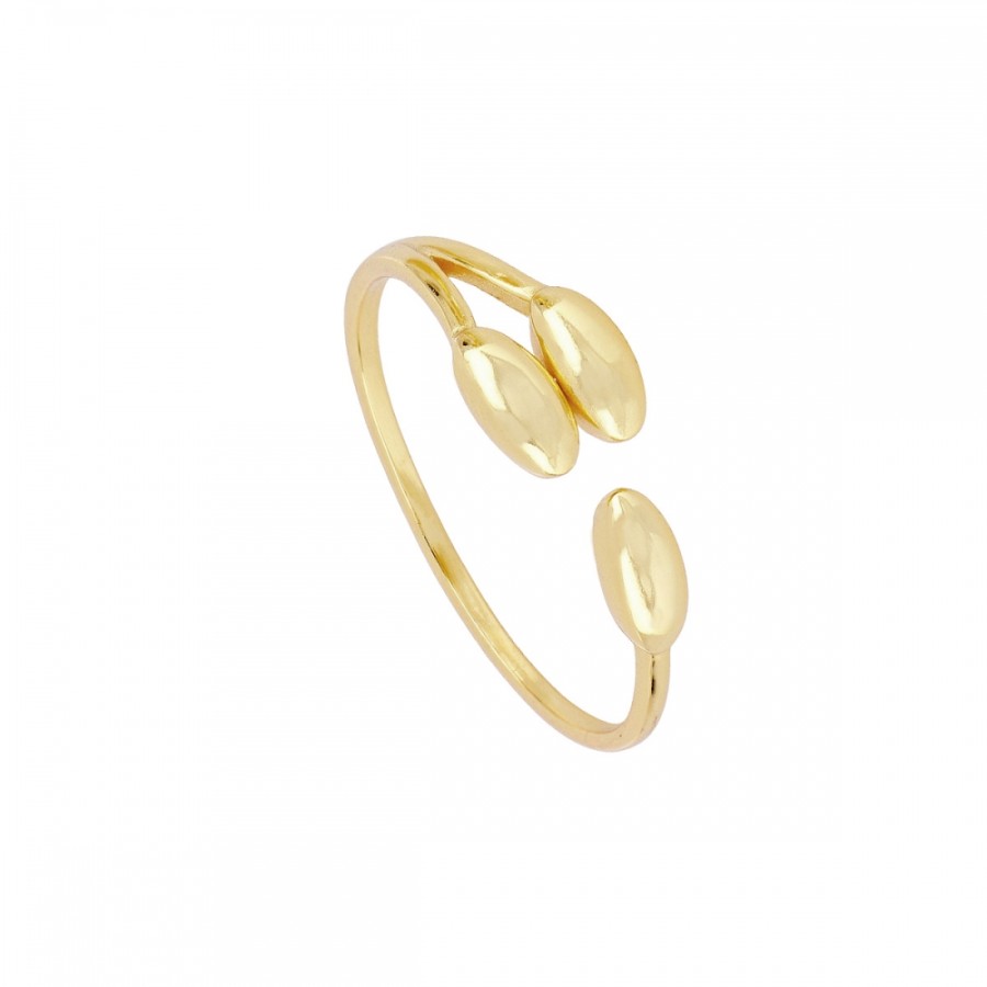 Anillo Tres Óvalos Gold