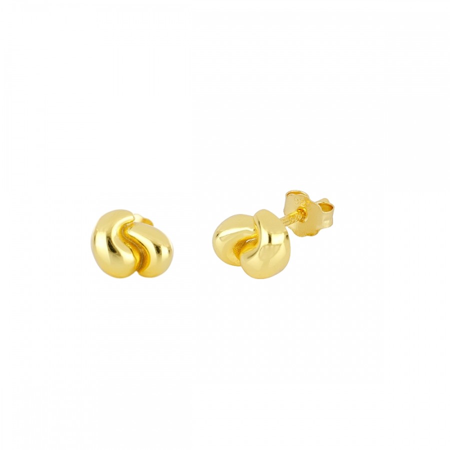Pendientes Símil Nudo Gold
