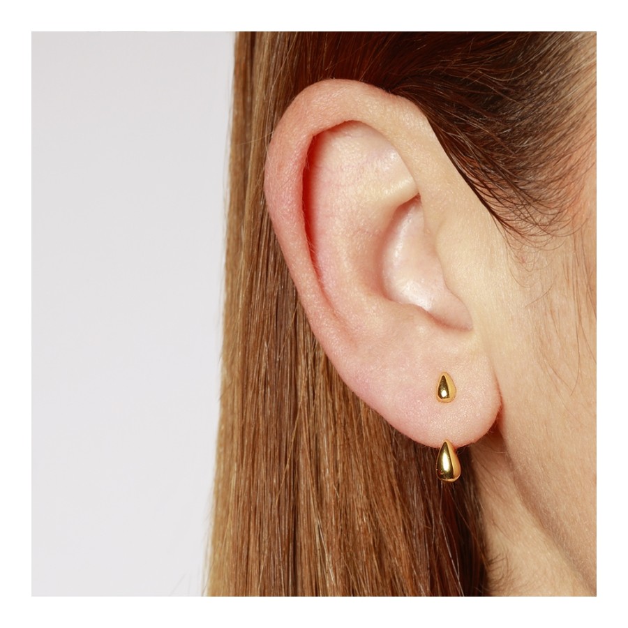 Pendientes Gota Arriba&Abajo Gold