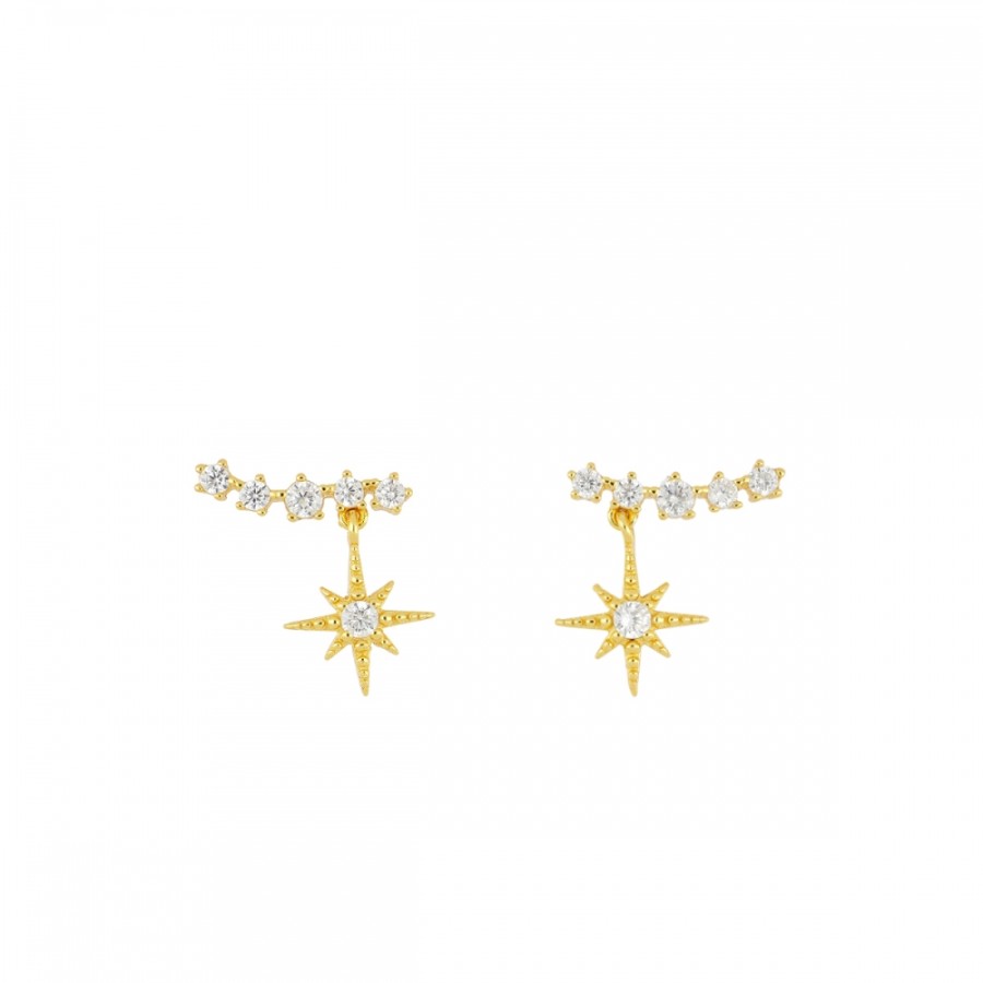 Pendientes Luar Gold