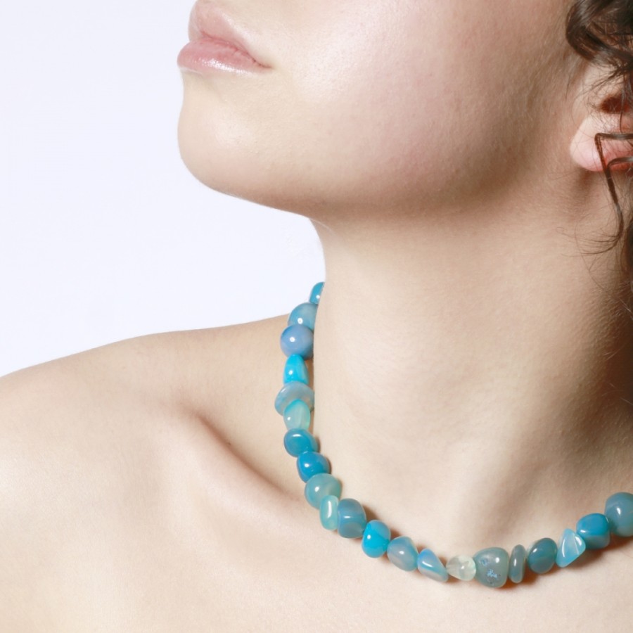 Collar Portia Agatha Azul