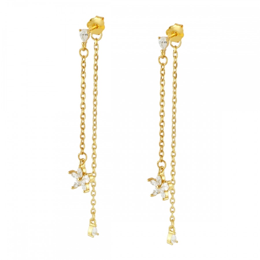 Pendientes Saori Gold