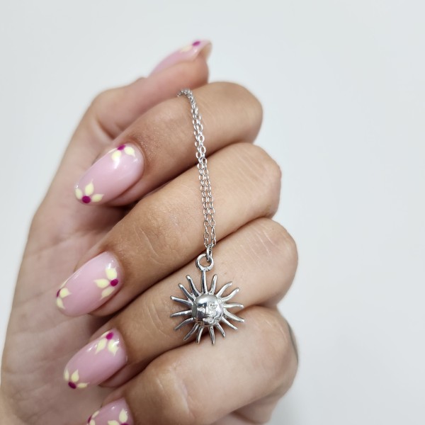 Collar Sol Plataa