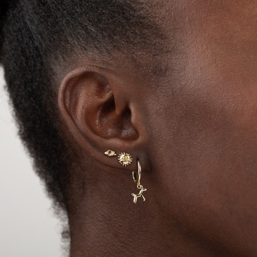 Pendientes Caracola Circonita