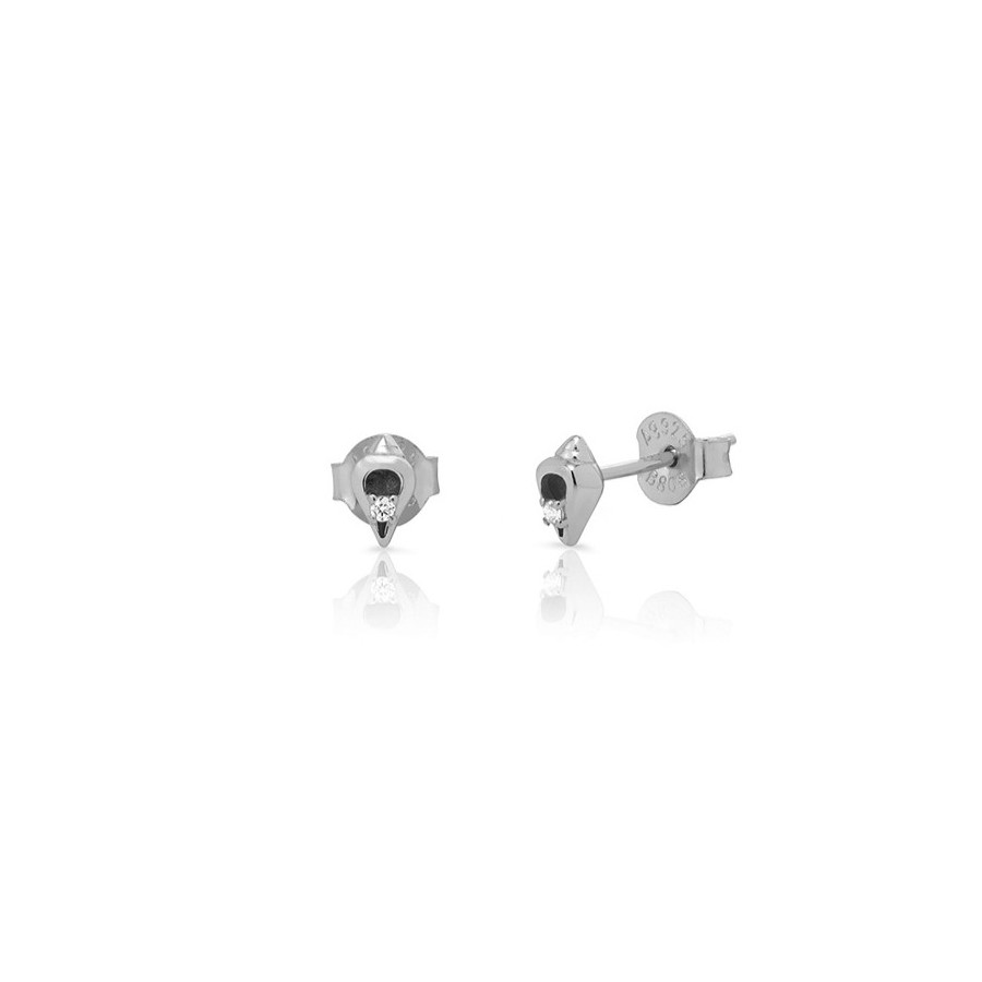 Pendientes Caracola Circonita