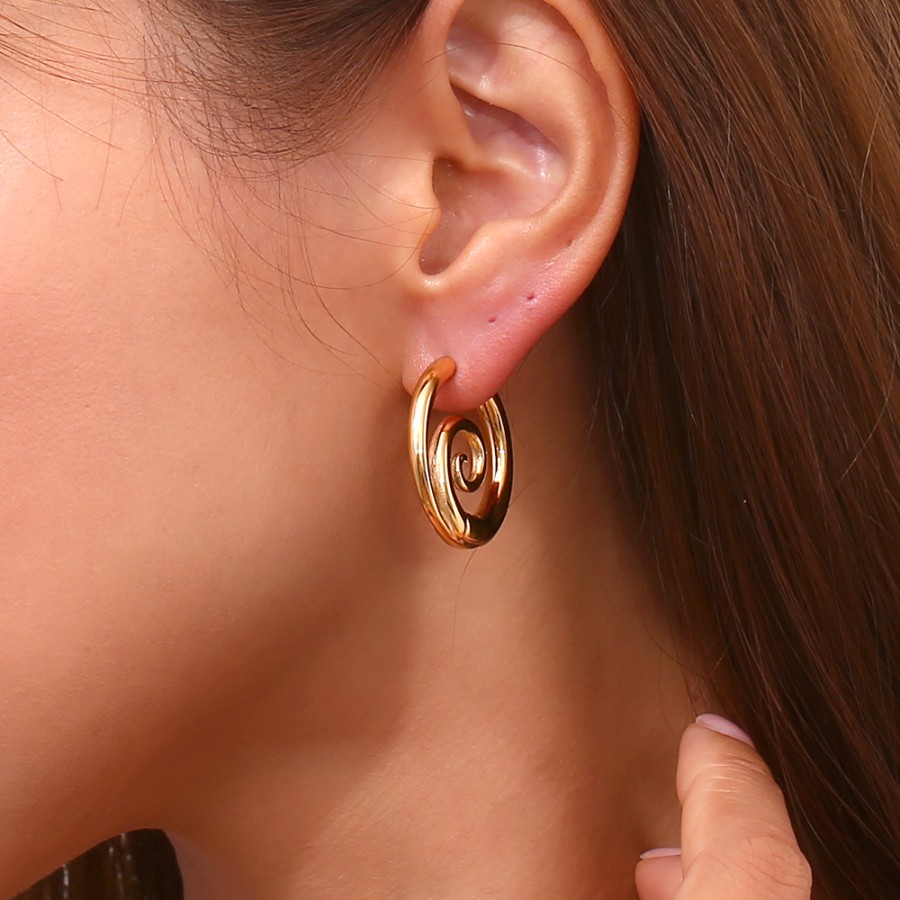 Pendientes Espiral Gold