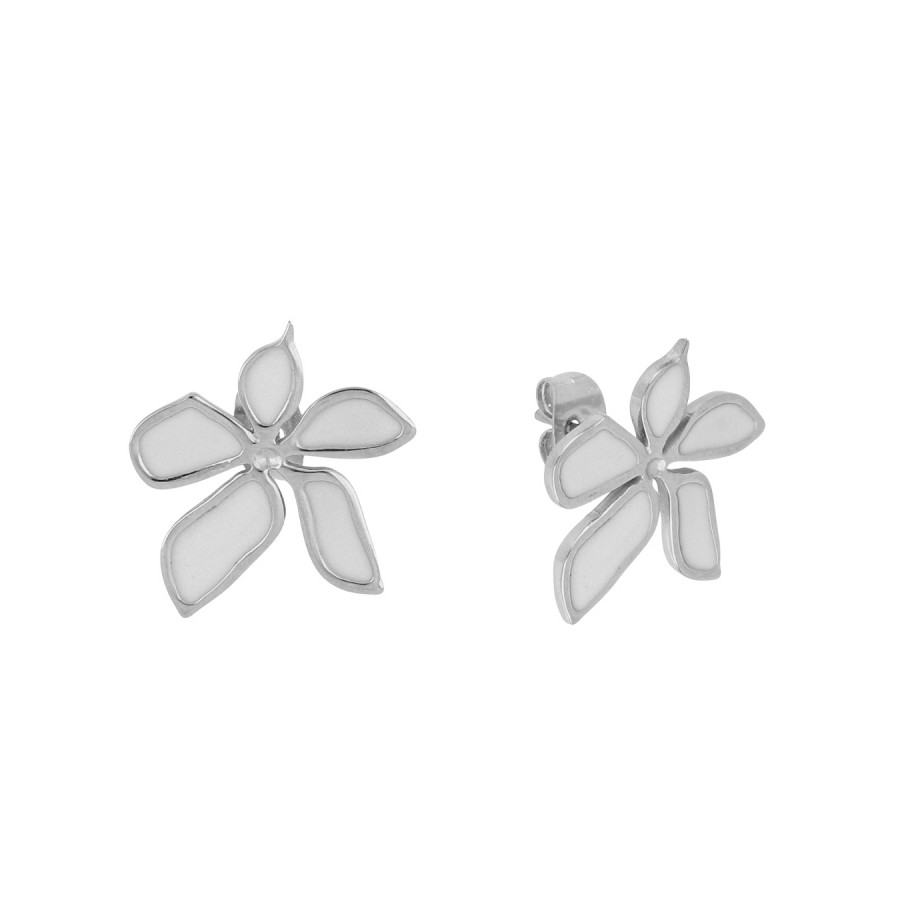 Pendientes Flor Enamel
