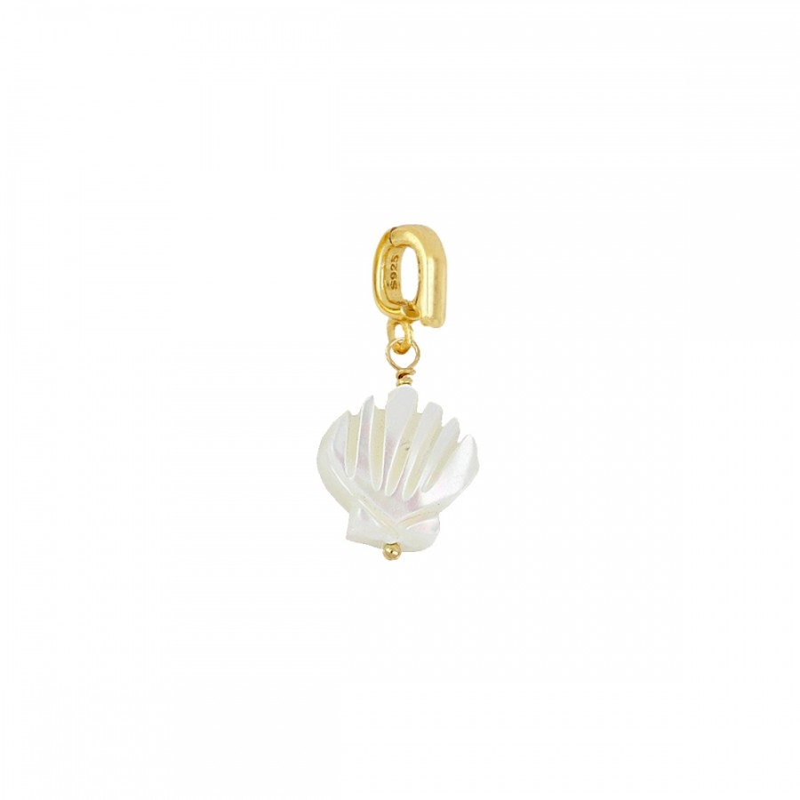 Charm Acoplable Concha Nácar Gold