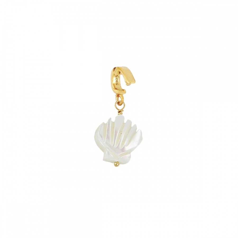 Charm Acoplable Concha Nácar Gold
