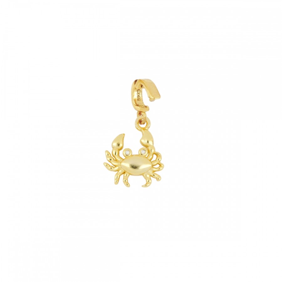 Charm Acoplable Cángrejo Gold