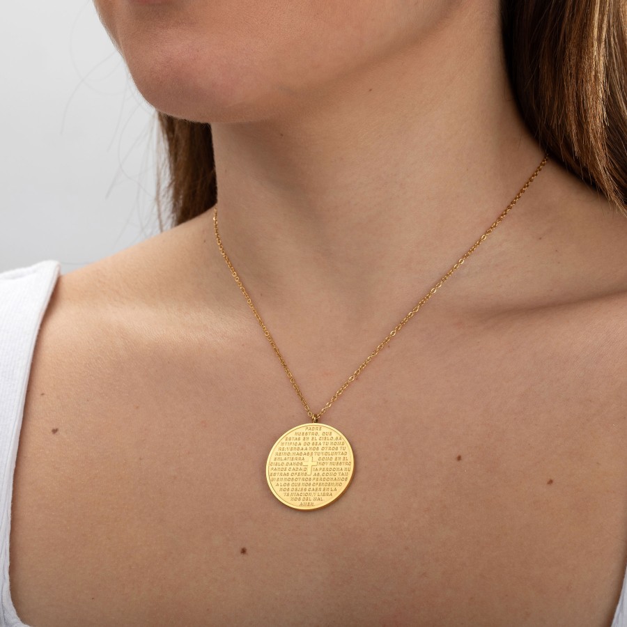 Collar Padre Nuestro Gold
