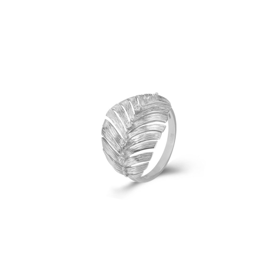 Anillo Pluma Circonitas