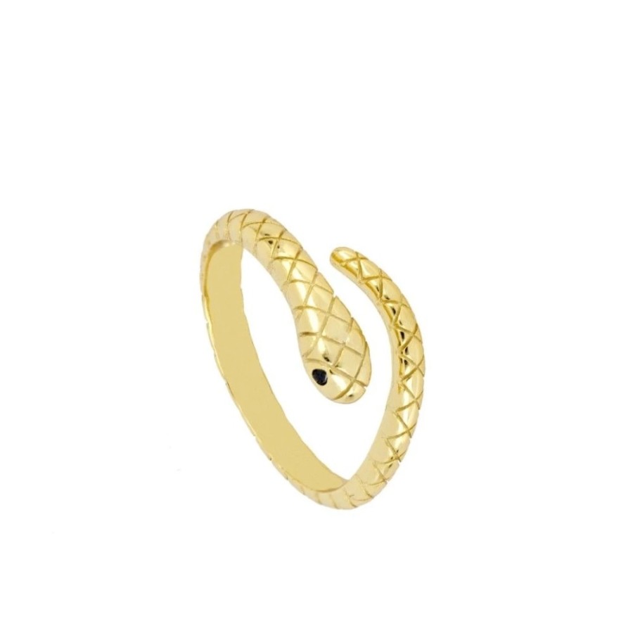 Anillo Snake Gold