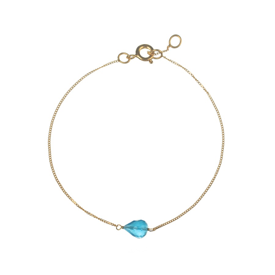 Pulsera Mineral Ovalado Gold (Elige tu color)