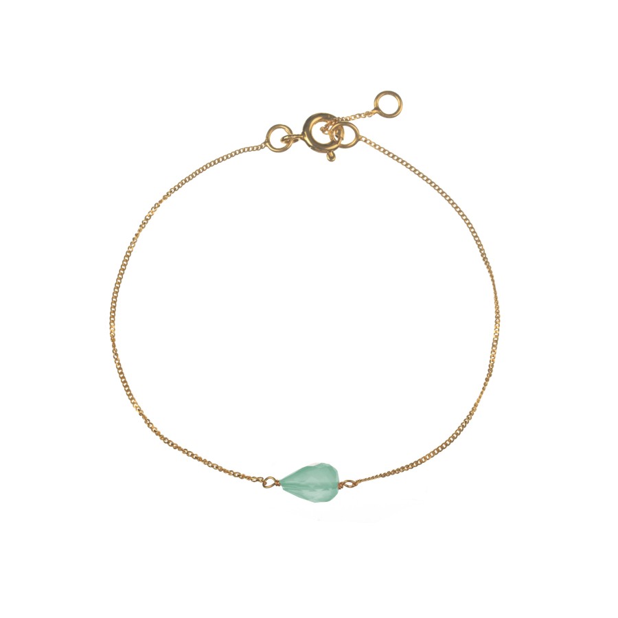 Pulsera Mineral Ovalado Gold (Elige...