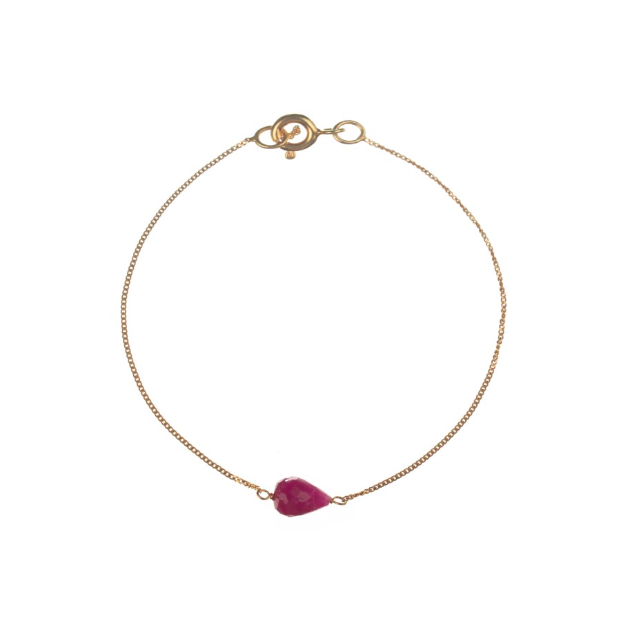 Pulsera Mineral Ovalado Gold (Elige tu color)