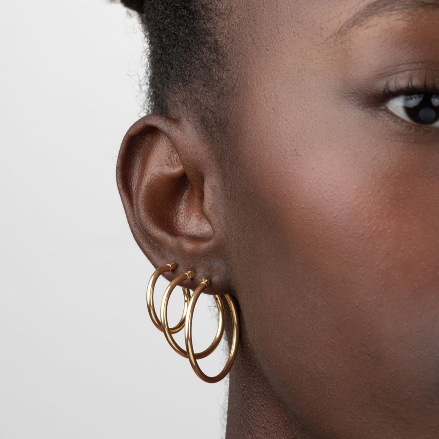 Pendientes Aro Insert Gold (Elige tu color)