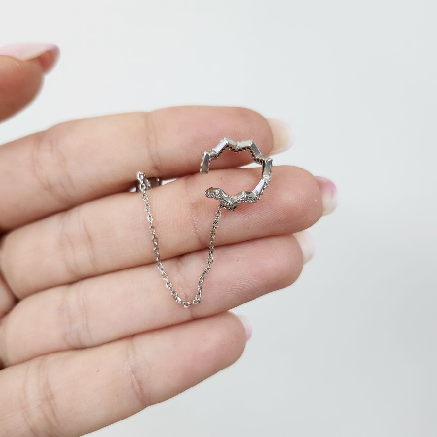 Pendiente Suelto Cadena + Ear Cuff