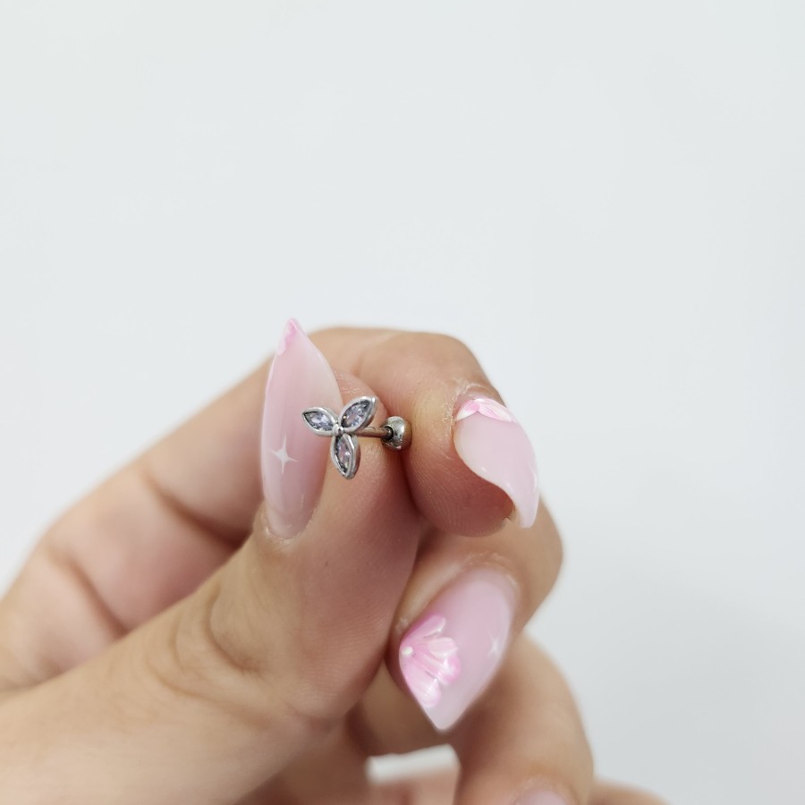Piercing Suelto Nahu Circonita Blanca