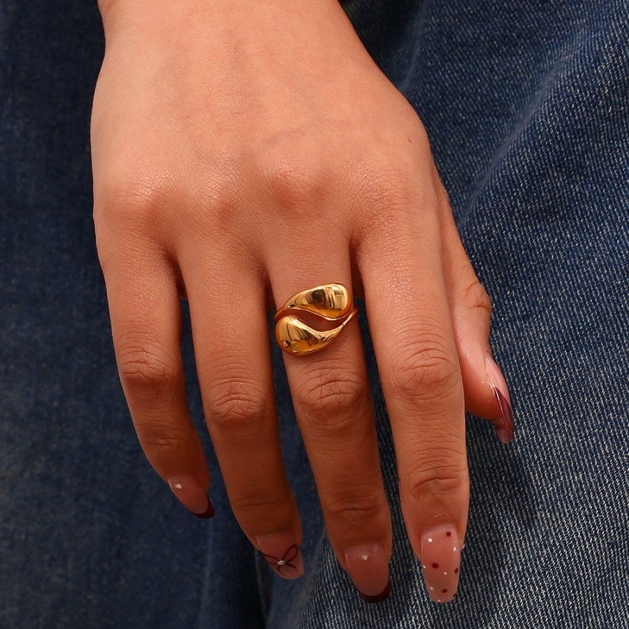 Anillo Doble Gota