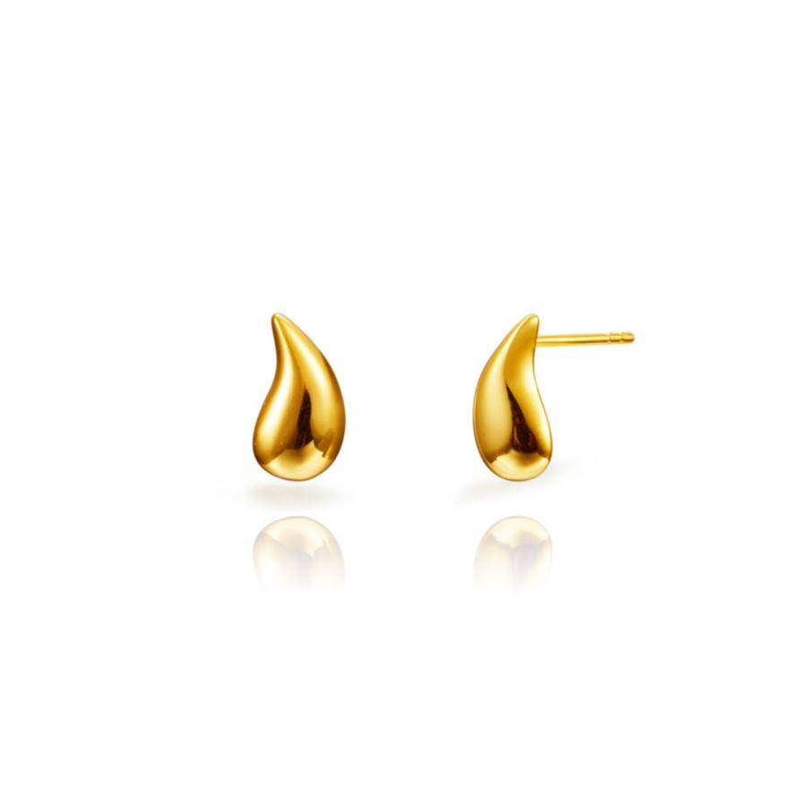 Pendientes Lágrima Gold