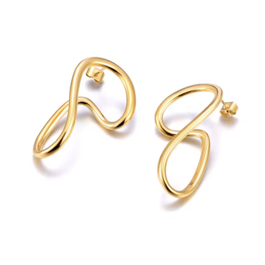Pendientes Formas Gold