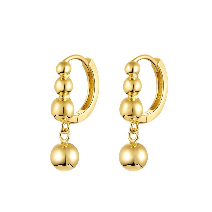 Pendientes Bolitas + Bolita colgante...
