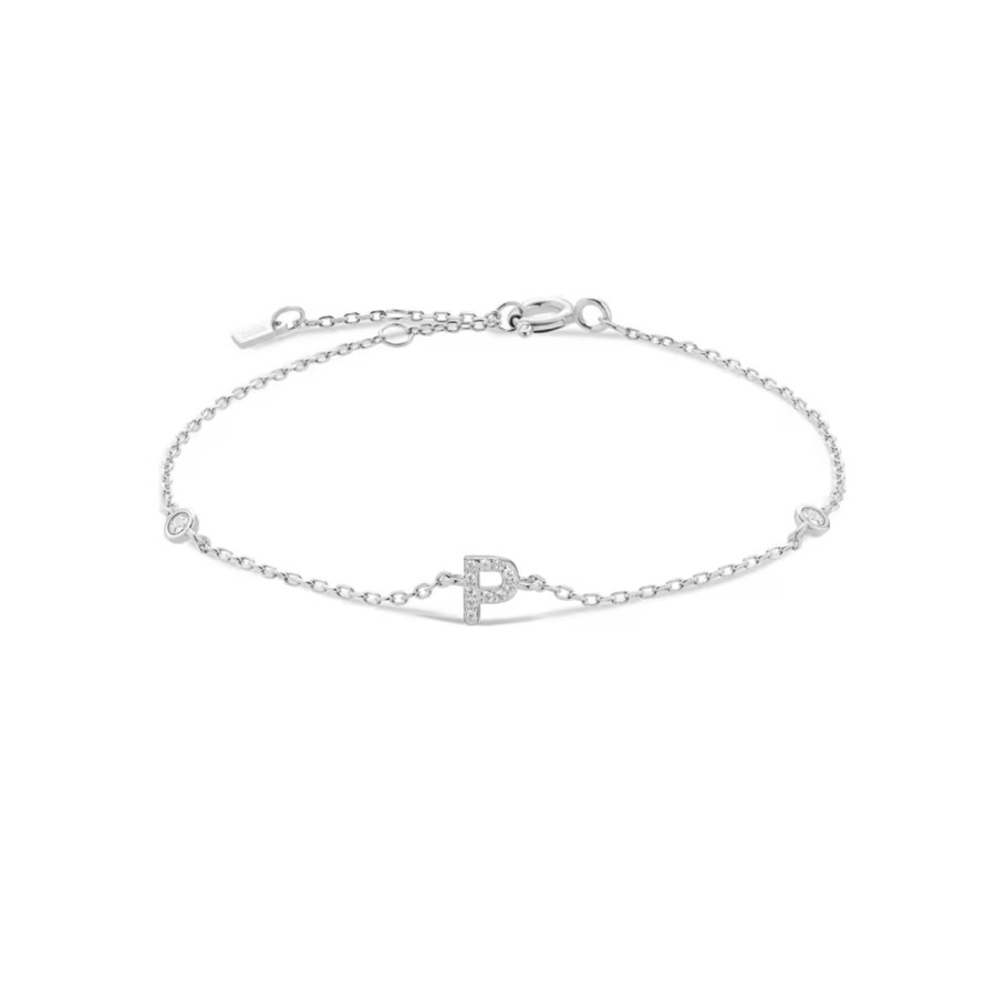 Pulsera Inicial Circonitas