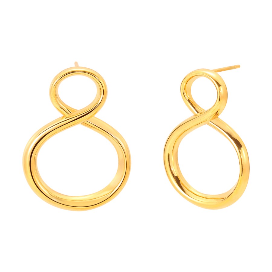 Pendientes Infinito Gold