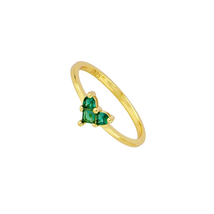 Anillo Corazón Gold (Elige tu color)