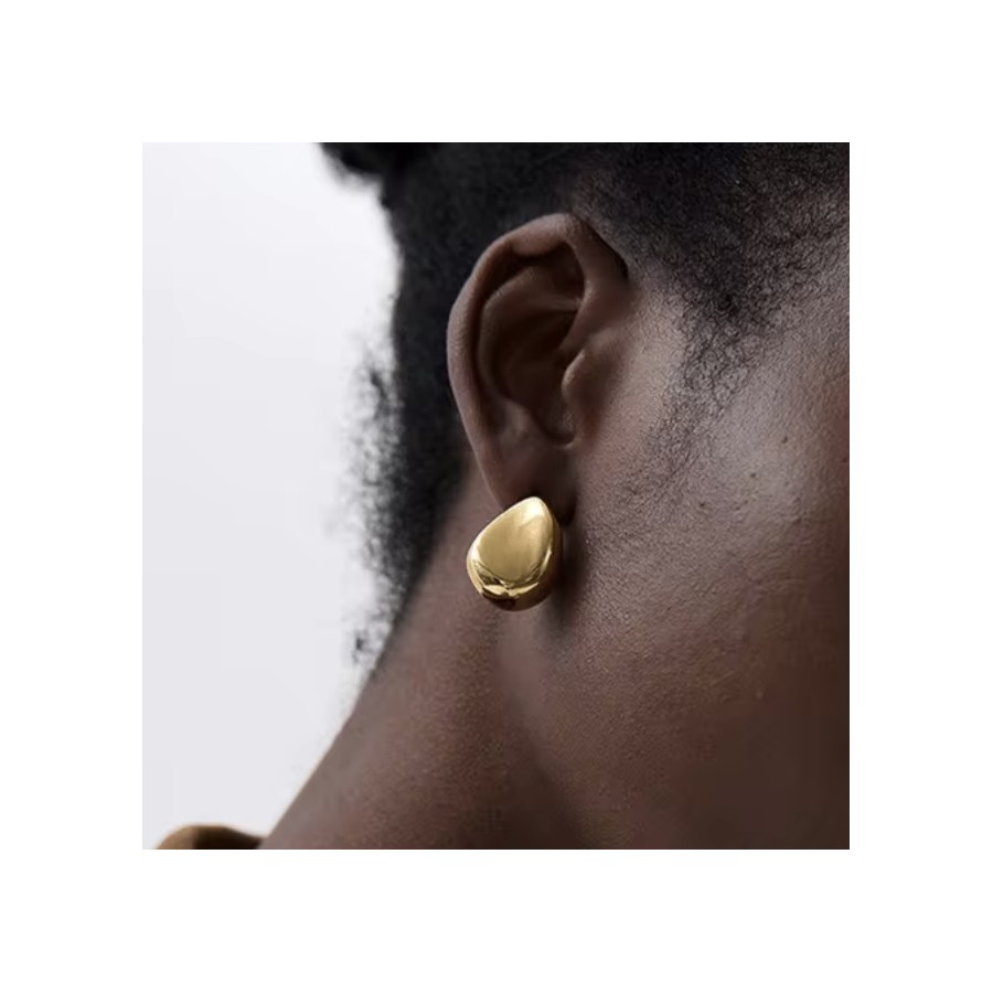 Pendientes Geométrico Gota Gold