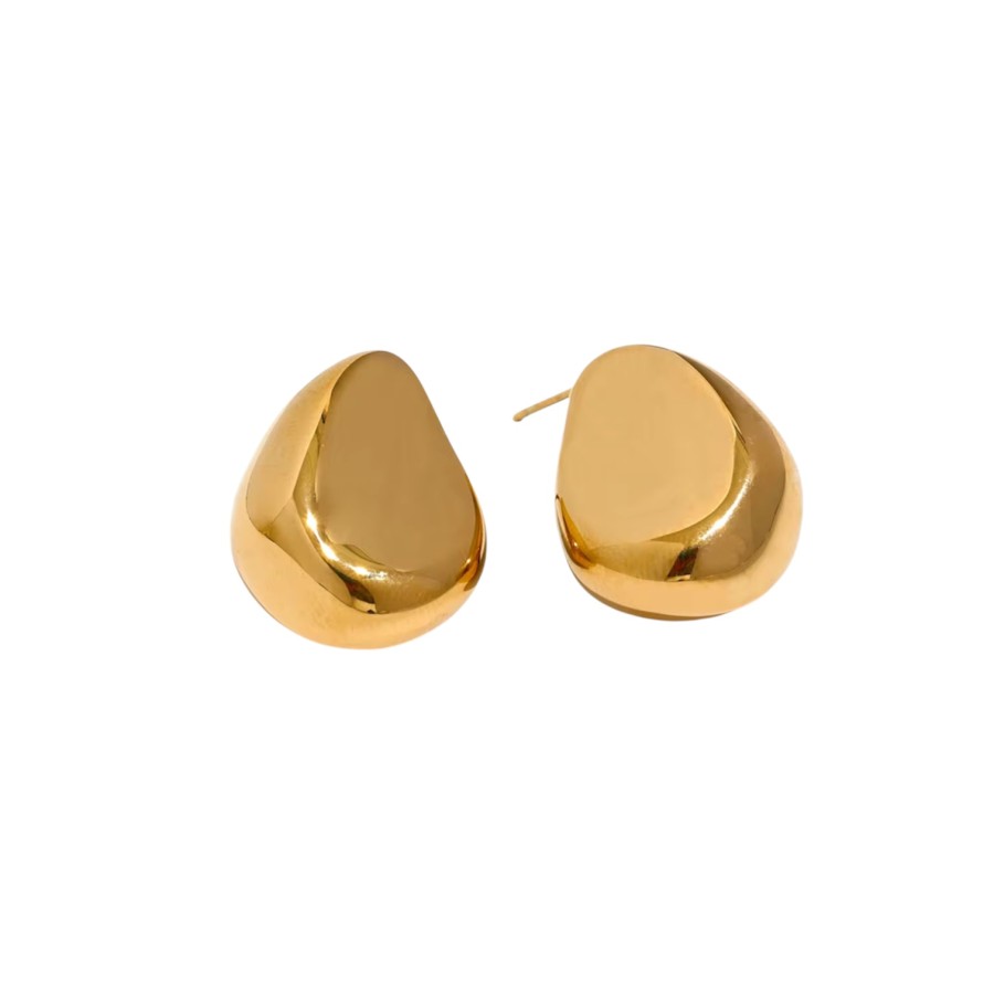 Pendientes Geométrico Gota Gold