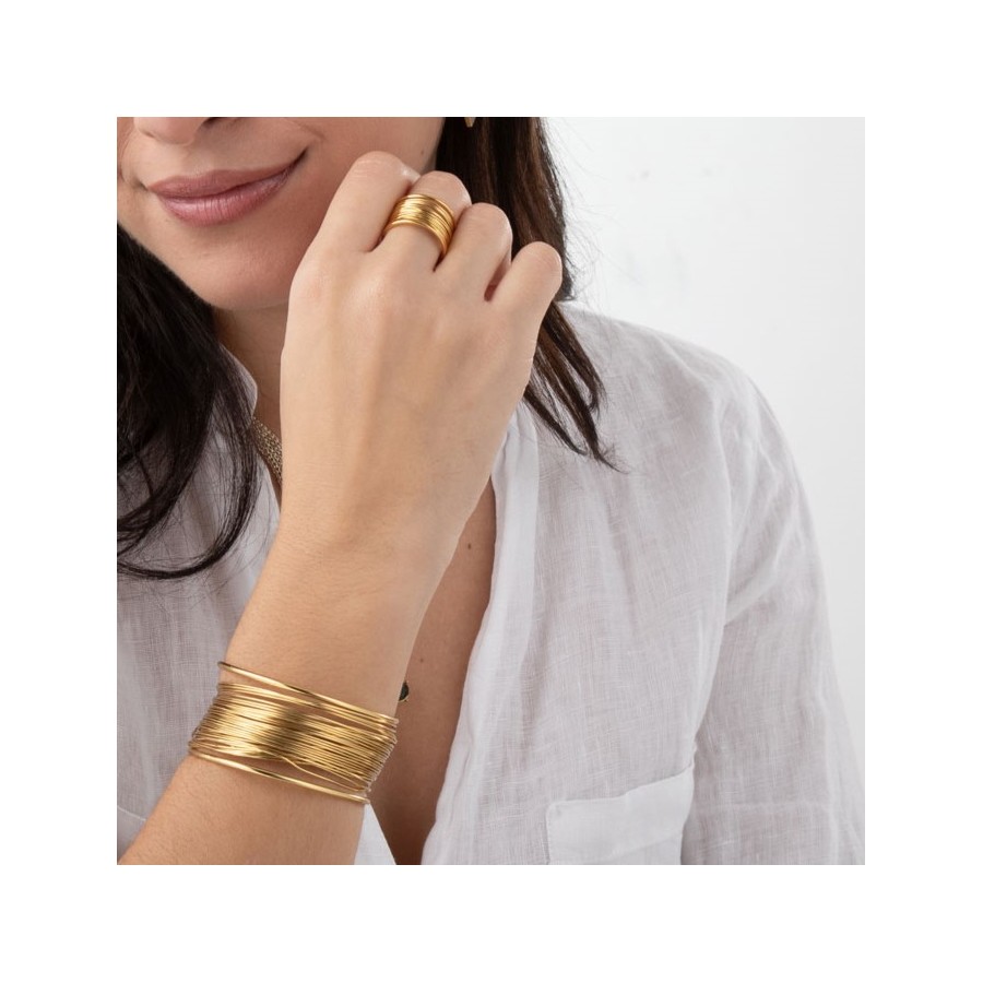 Pulsera Abierta Hilos