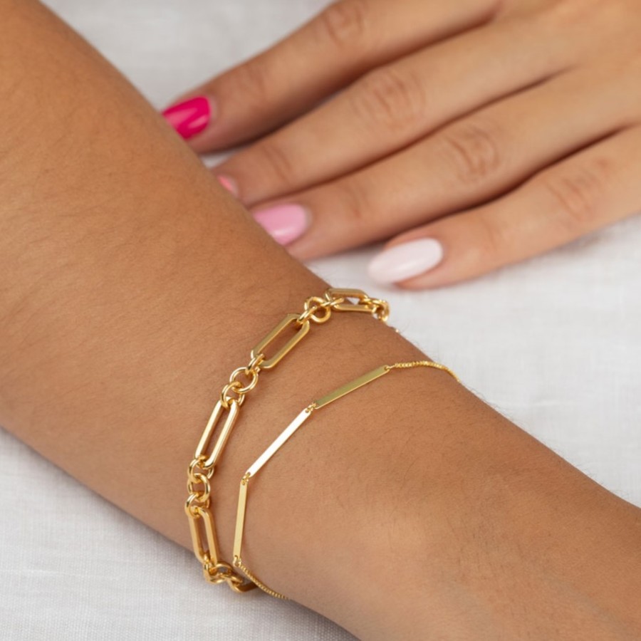 Pulsera Ajustable Formas Gold