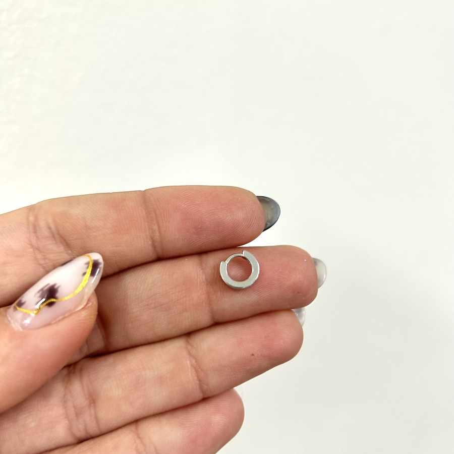 Pendiente Suelto Liso 8mm