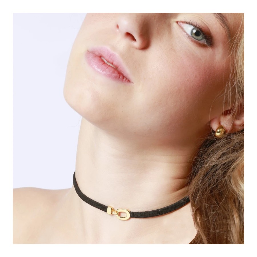 Collar Antelina Cierre Gancho Gold