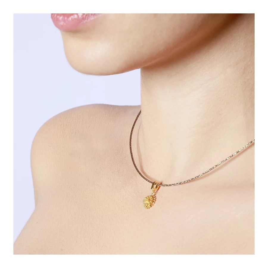 Collar Hilo Detalle Plata