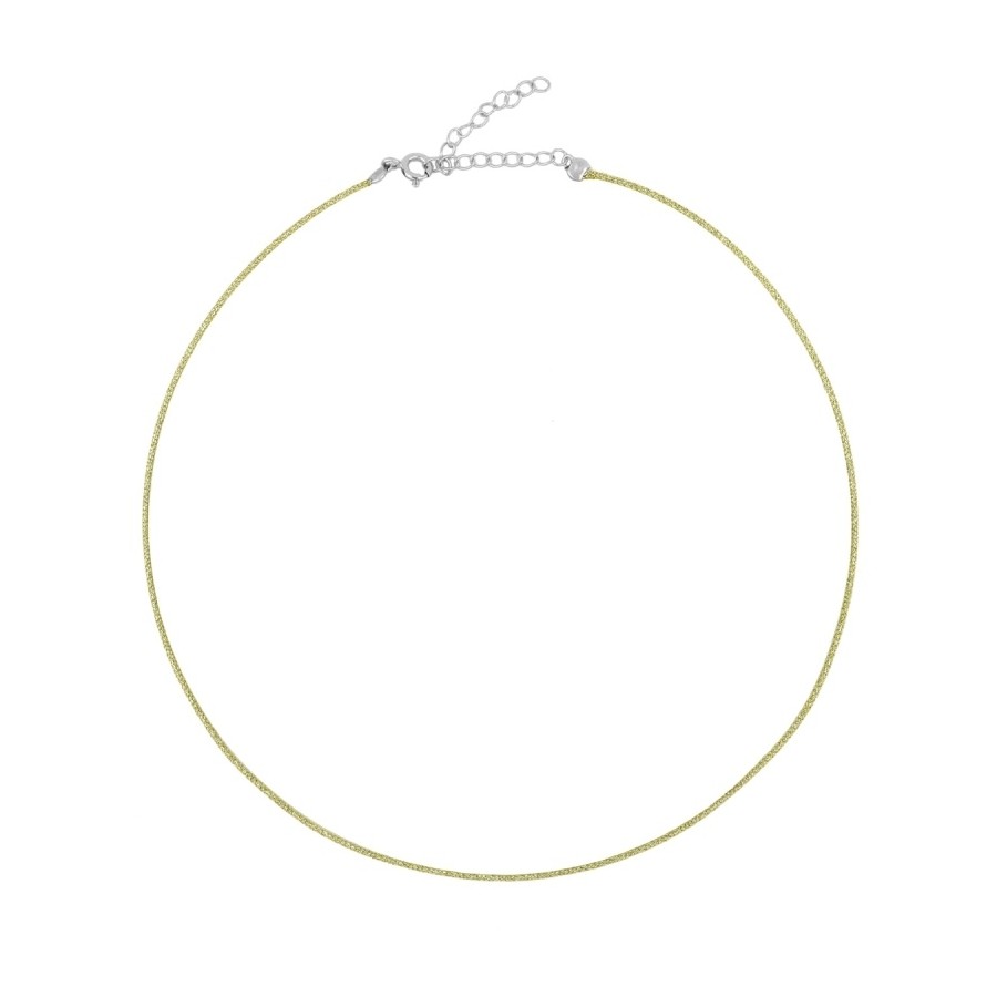 Collar Hilo Detalle Plata