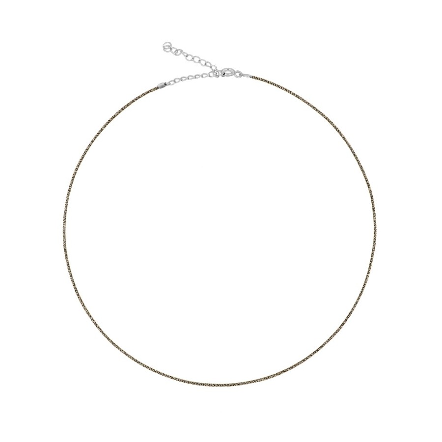 Collar Hilo Detalle Plata