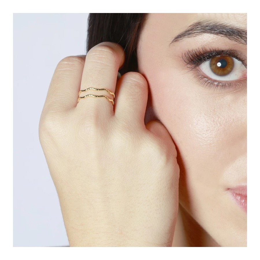 Anillo Ondas Gold