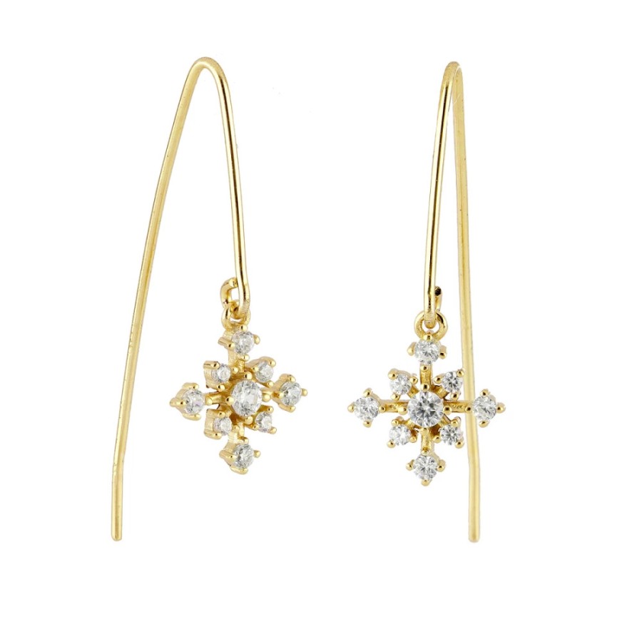 Pendientes Pasador Estrellar Gold